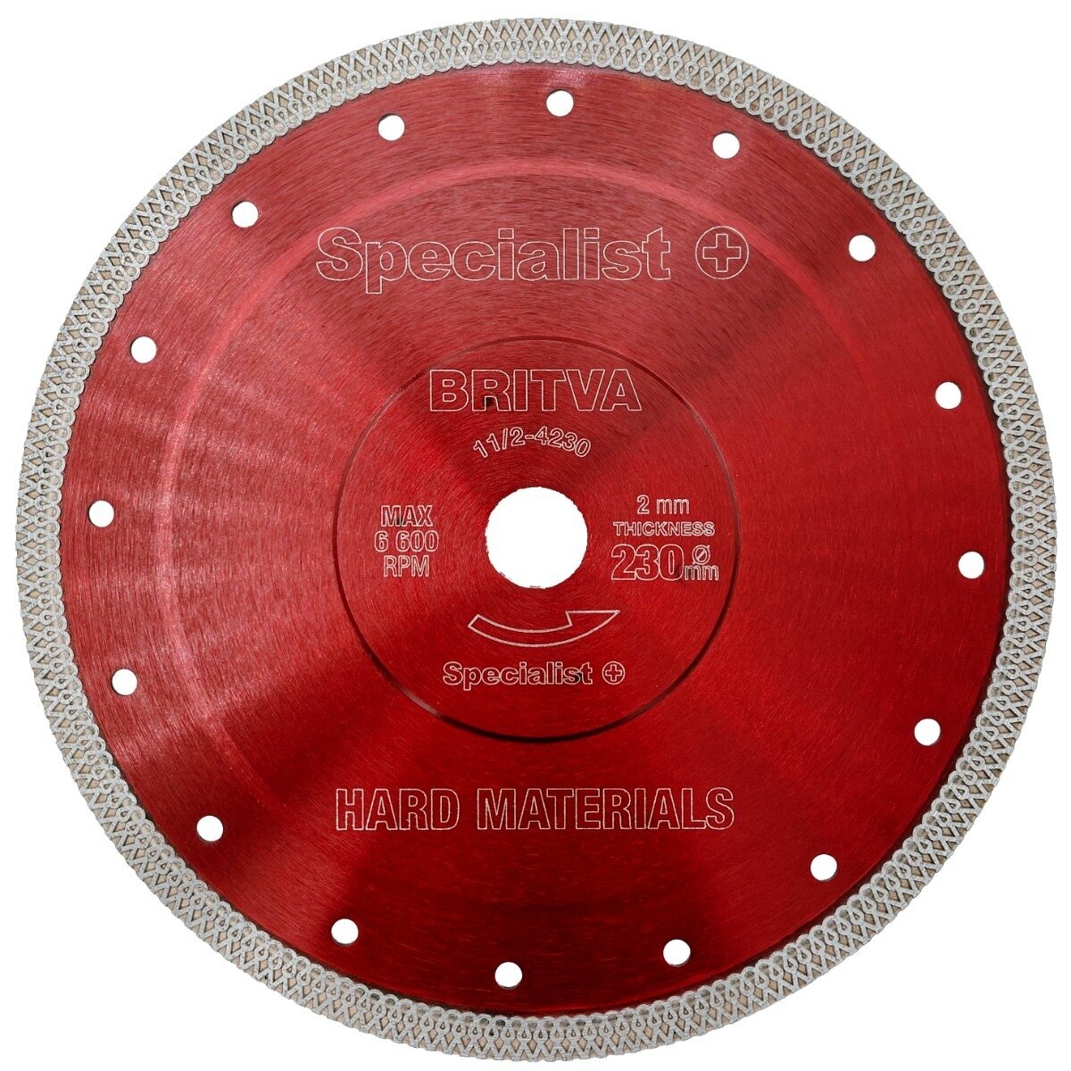 Specialist+ SPECIALIST+ deim. diskas BRITVA, 230x2x22 mm 2