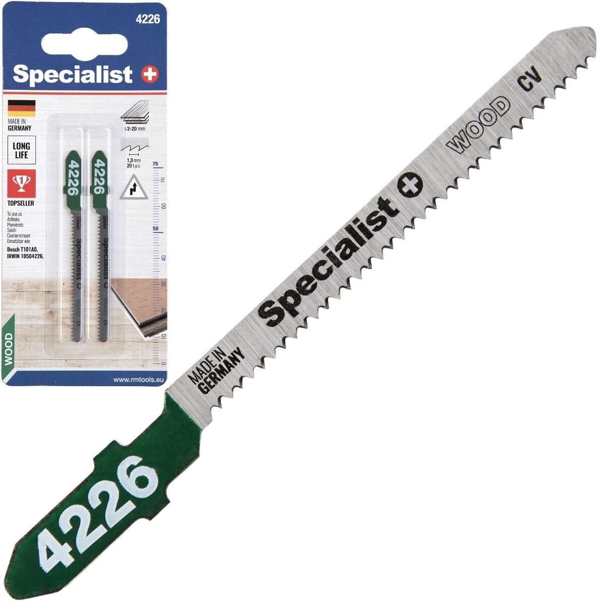 Specialist+ SPECIALIST+ pjūklelis 4226 (T101AO), 2 vnt. Specialist+ SPECIALIST+ pjūklelis 4226 (T101AO), 2 vnt.