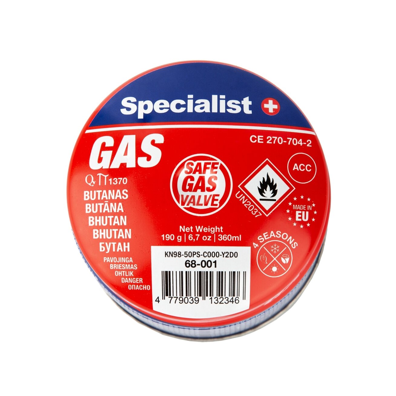 Specialist+ SPECIALIST+ butano dujos, 190g 1 Specialist+ SPECIALIST+ butano dujos, 190g 1