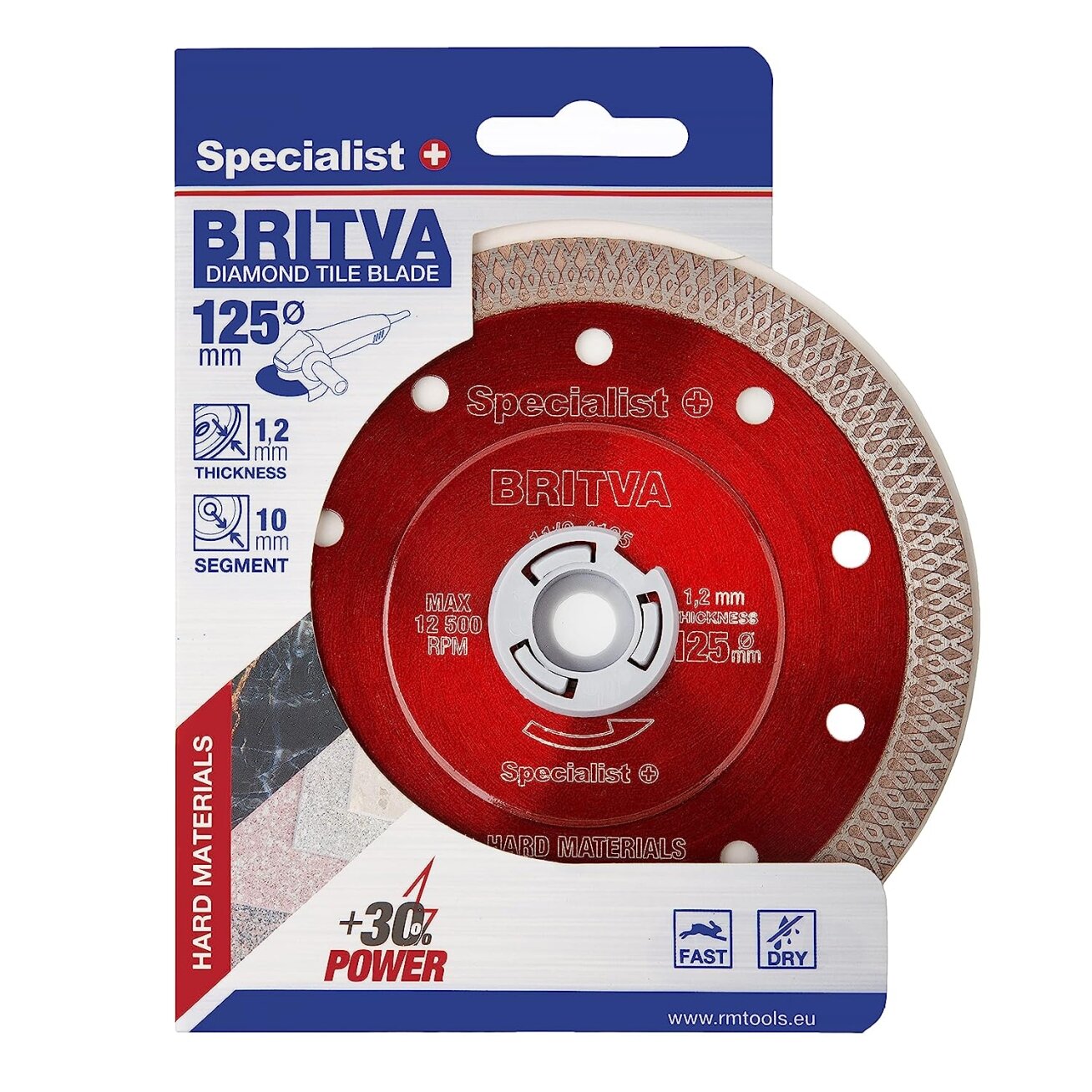Specialist+ SPECIALIST+ deim. diskas BRITVA, 125x1.2x22 mm 2 Specialist+ SPECIALIST+ deim. diskas BRITVA, 125x1.2x22 mm 2