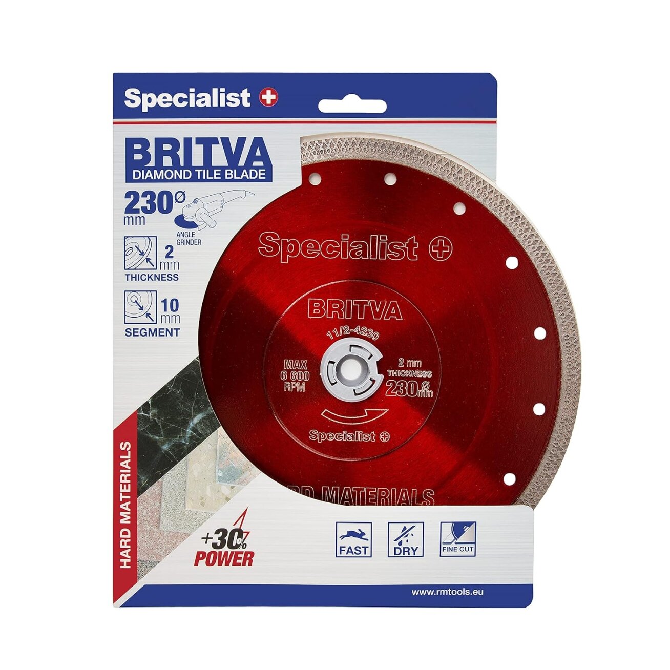 Specialist+ SPECIALIST+ deim. diskas BRITVA, 230x2x22 mm 1 Specialist+ SPECIALIST+ deim. diskas BRITVA, 230x2x22 mm 1