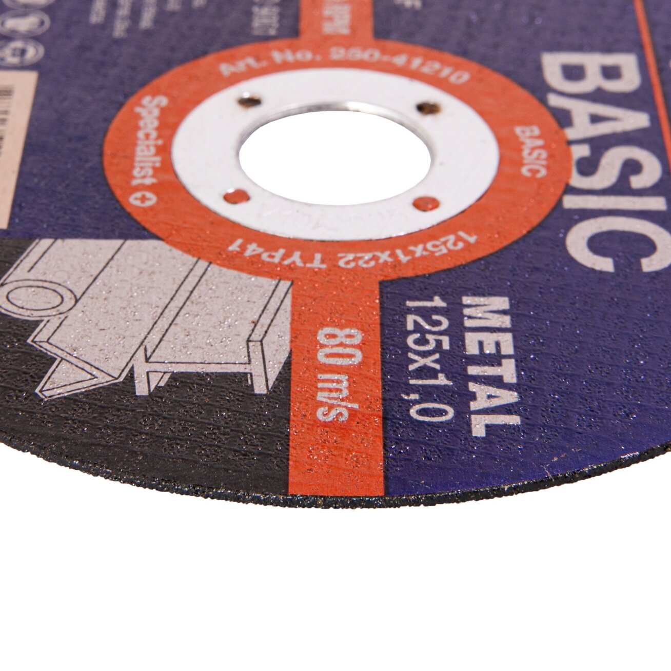 Specialist+ SPECIALIST+ metalo pj. diskas BASIC, 125x1x22 mm 6