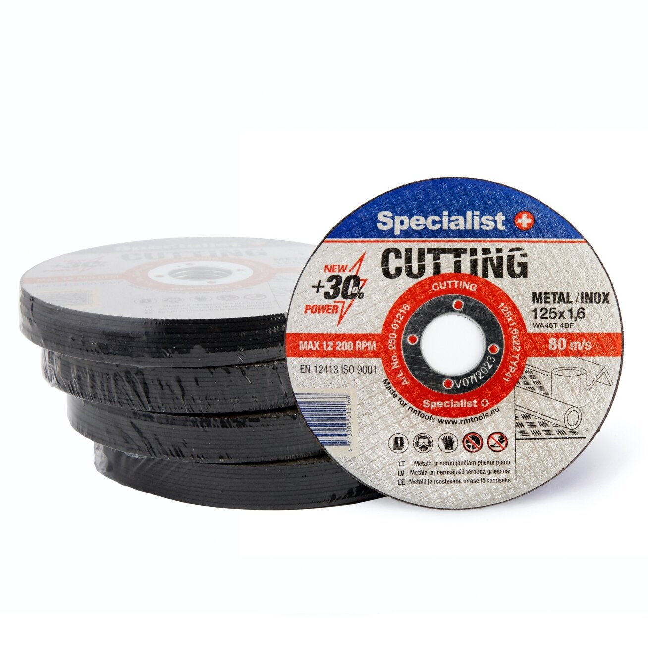 Specialist+ SPECIALIST+ metalo pj.diskas CUTTING, 125x1.6x22 mm 7 Specialist+ SPECIALIST+ metalo pj.diskas CUTTING, 125x1.6x22 mm 7