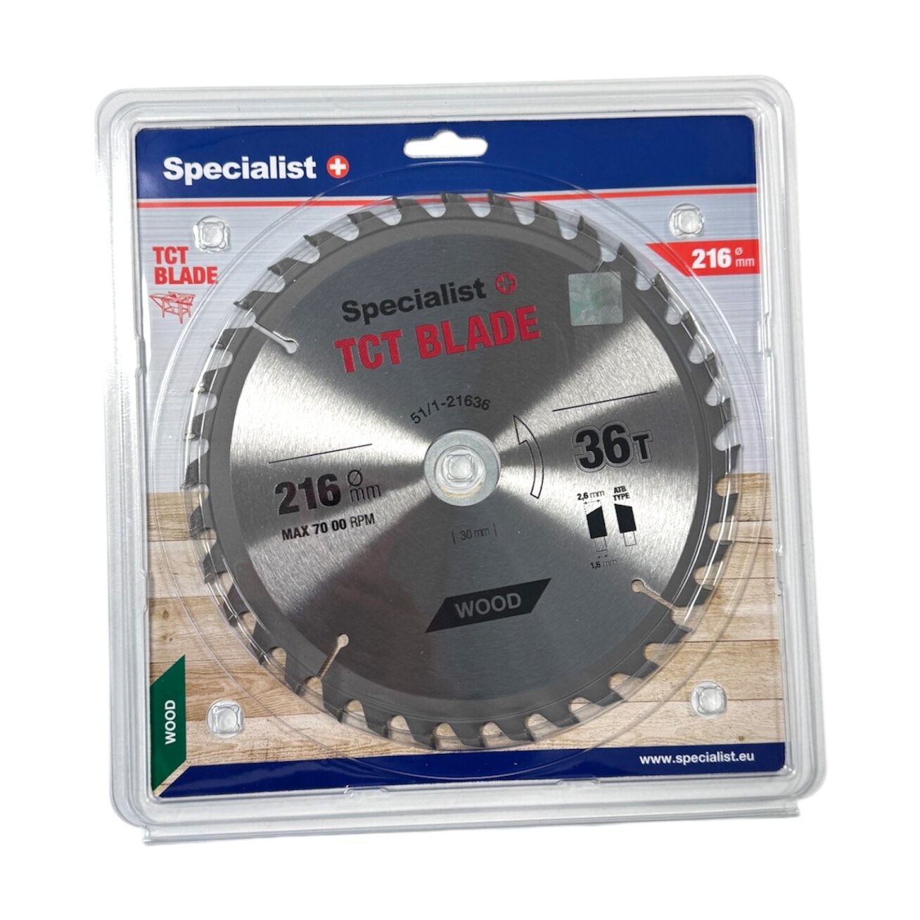 Specialist+ SPECIALIST+ pjovimo diskas, 216x36Tx30/20 mm Specialist+ SPECIALIST+ pjovimo diskas, 216x36Tx30/20 mm