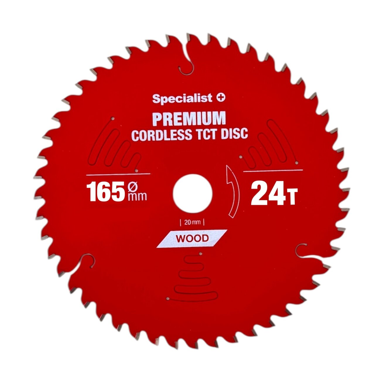 Specialist+ SPECIALIST+ pjovimo diskas Cordless 165x24Tx20mm