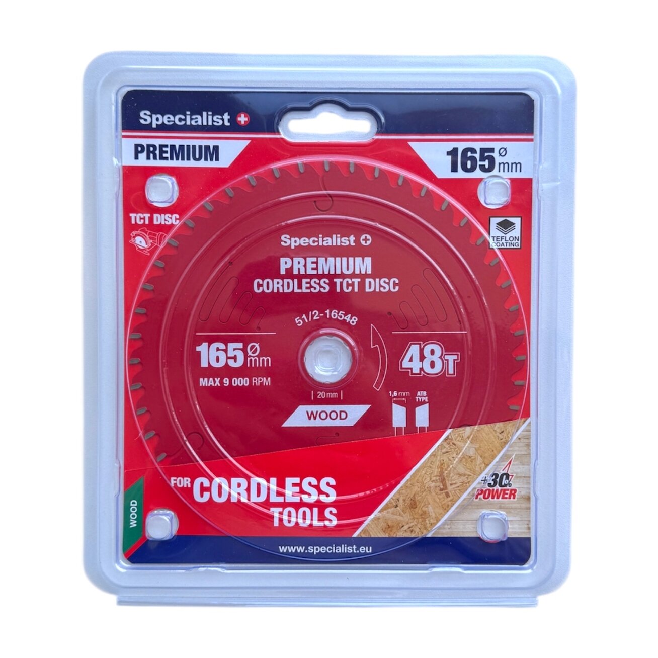 Specialist+ SPECIALIST+ pjovimo diskas Cordless 165x48Tx20mm 1 Specialist+ SPECIALIST+ pjovimo diskas Cordless 165x48Tx20mm 1