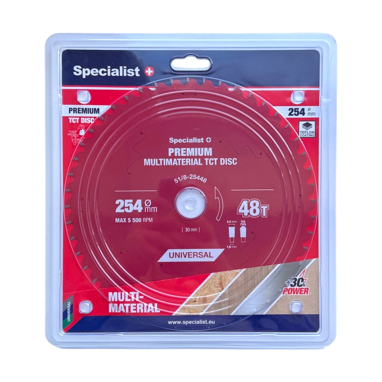 Specialist+ SPECIALIST+ pjovimo diskas Multimaterial 254x30x48T 1