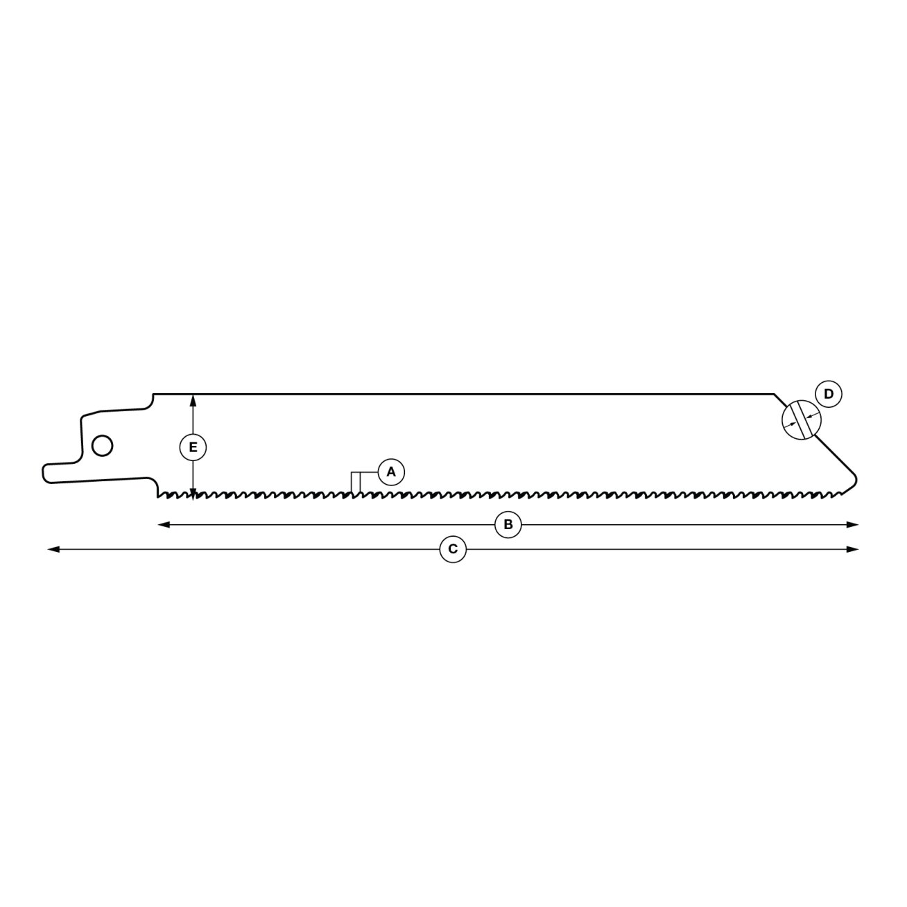 Specialist+ SPECIALIST+ pjūklas metalui, 150 mm, 14TPI 4 Specialist+ SPECIALIST+ pjūklas metalui, 150 mm, 14TPI 4