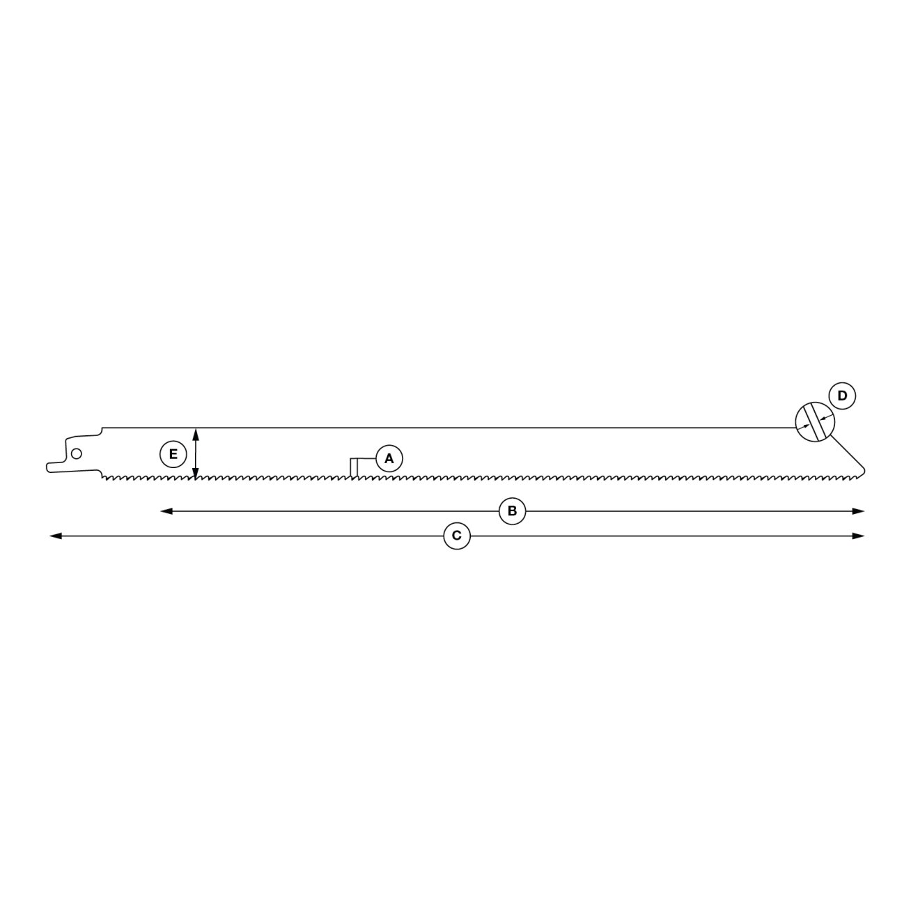 Specialist+ SPECIALIST+ pjūklelis paletėms, 300 mm, 10TPI 4