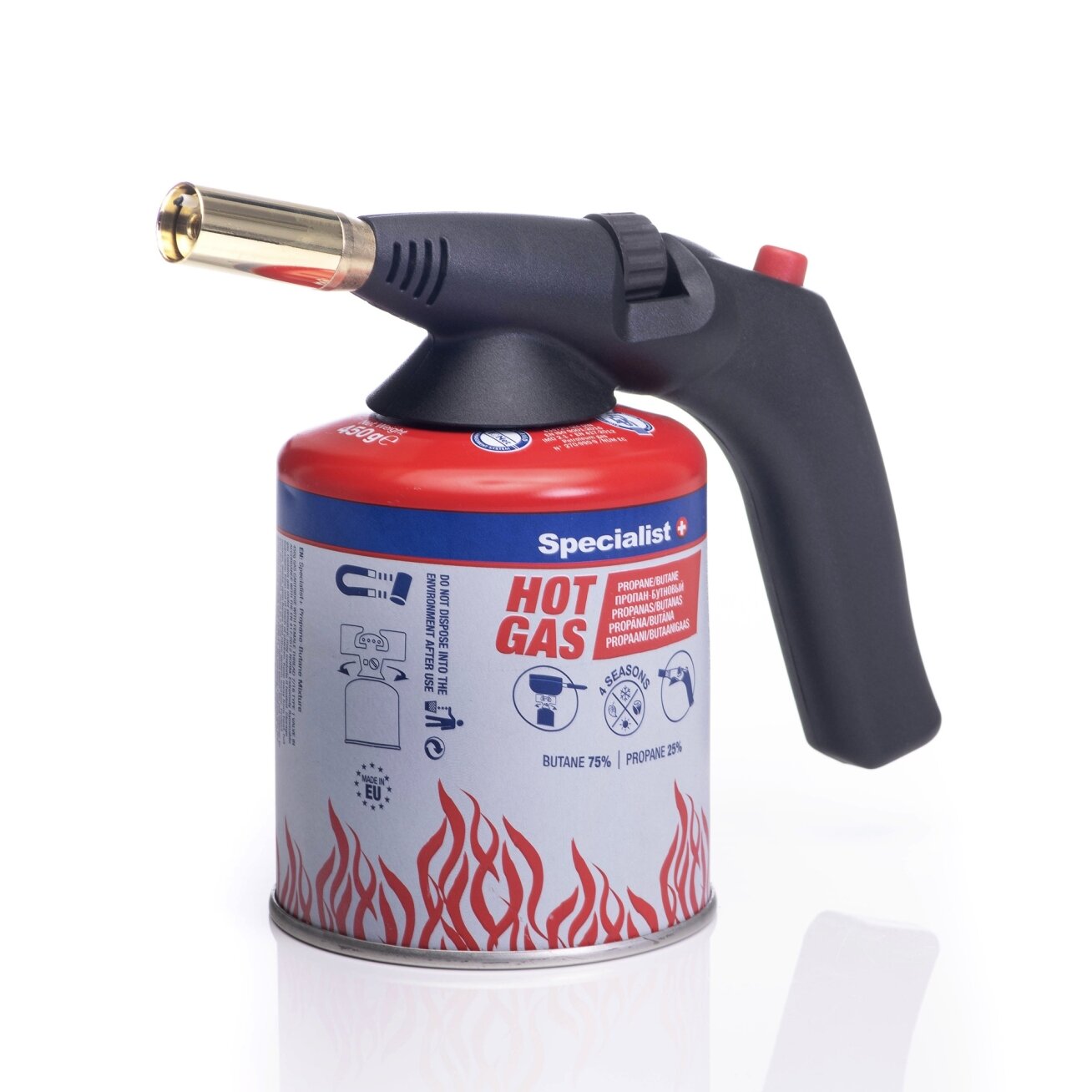 Specialist+ SPECIALIST+ propano-butano dujos, 450 g. 12 Specialist+ SPECIALIST+ propano-butano dujos, 450 g. 12