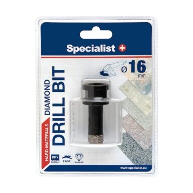 Specialist+ SPECIALIST+ deimantinis grąžtas D16 M14 Specialist+ SPECIALIST+ deimantinis grąžtas D16 M14