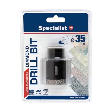 Specialist+ SPECIALIST+ deimantinis grąžtas D35 M14 Specialist+ SPECIALIST+ deimantinis grąžtas D35 M14