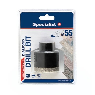 Specialist+ SPECIALIST+ deimantinis grąžtas D55 M14