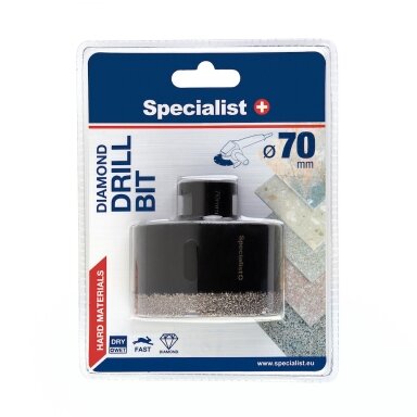 Specialist+ SPECIALIST+ deimantinis grąžtas D70 M14