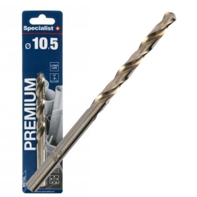 Specialist+ SPECIALIST+ metalo grąžtas PREMIUM, 10.5 mm