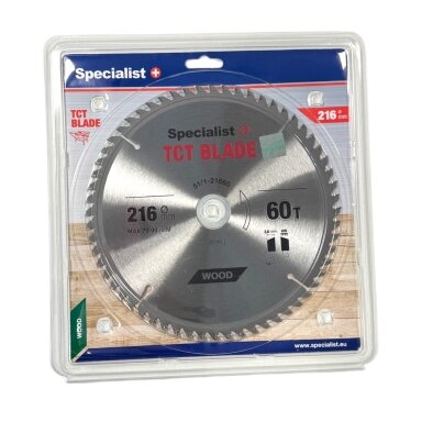 Specialist+ SPECIALIST+ pjovimo diskas, 216x60Tx30/20 mm