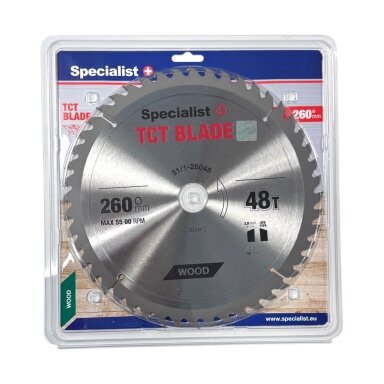 Specialist+ SPECIALIST+ pjovimo diskas, 260x48Tx30 mm