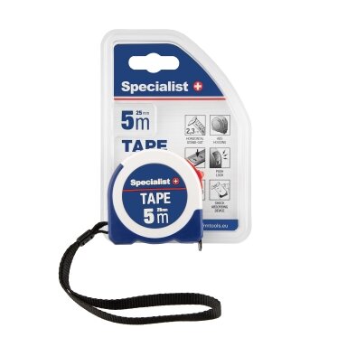 Specialist+ SPECIALIST+ ruletė TAPE 5 m, 25 mm
