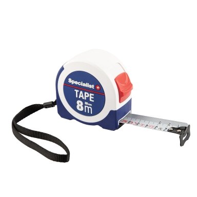 Specialist+ SPECIALIST+ ruletė TAPE 8 m, 25 mm
