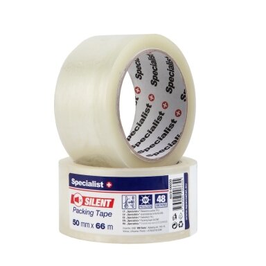 Specialist+ SPECIALIST+ skaidri lipni juosta, 50 mm x 66 m