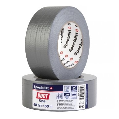 Specialist+ SPECIALIST+ univ. lipni juosta, 48 mm x 50 m, pilka