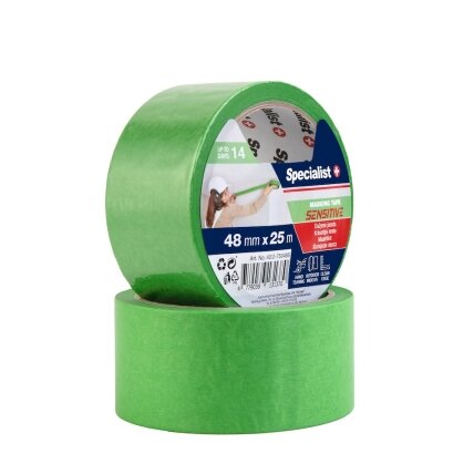 Specialist+ SPECIALIST+ dažymo juosta SENSITIVE, 48 mm x 25 m Specialist+ SPECIALIST+ dažymo juosta SENSITIVE, 48 mm x 25 m