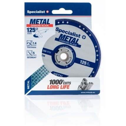Specialist+ SPECIALIST+ deim. pj. diskas metalui 125x1.4x22.23 mm 11