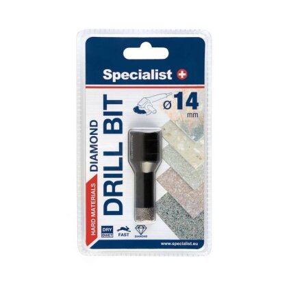 Specialist+ SPECIALIST+ deimantinis grąžtas D14 M14 1 Specialist+ SPECIALIST+ deimantinis grąžtas D14 M14 1