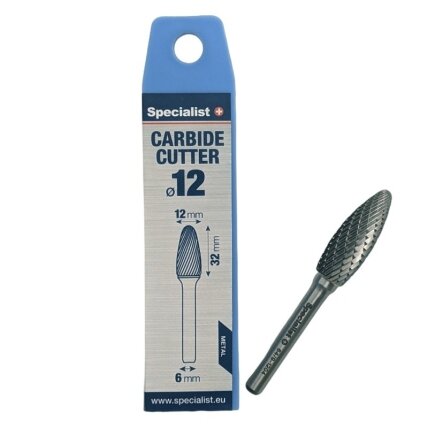 Specialist+ SPECIALIST+ kietmetalio freza FLH, 12x32x6 mm Specialist+ SPECIALIST+ kietmetalio freza FLH, 12x32x6 mm