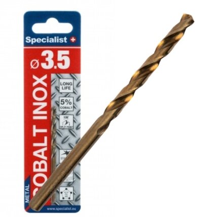 Specialist+ SPECIALIST+ metalo grąžtas COBALT, 3.5 mm 2
