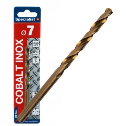 Specialist+ SPECIALIST+ metalo grąžtas COBALT, 7 mm