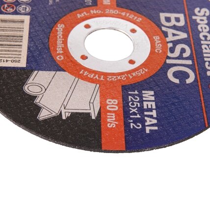Specialist+ SPECIALIST+ metalo  pj. diskas BASIC, 125x1.2x22 mm 2