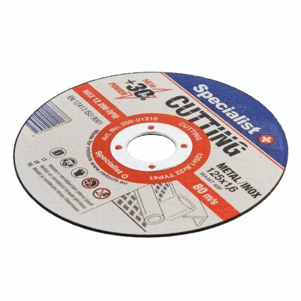 Specialist+ SPECIALIST+ metalo pj.diskas CUTTING, 125x1.6x22 mm 1 Specialist+ SPECIALIST+ metalo pj.diskas CUTTING, 125x1.6x22 mm 1
