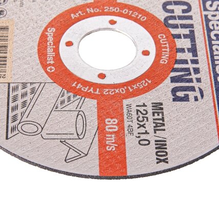 Specialist+ SPECIALIST+ metalo pj.diskas CUTTING, 125x1x22 mm 6 Specialist+ SPECIALIST+ metalo pj.diskas CUTTING, 125x1x22 mm 6