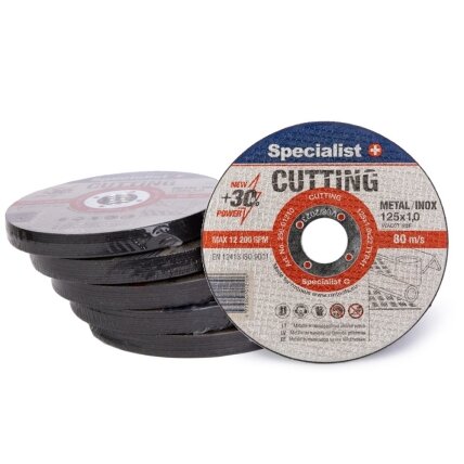 Specialist+ SPECIALIST+ metalo pj.diskas CUTTING, 125x1x22 mm 7