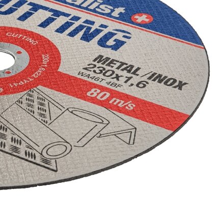 Specialist+ SPECIALIST+ metalo pj.diskas CUTTING, 230x1.6x22 mm 1 Specialist+ SPECIALIST+ metalo pj.diskas CUTTING, 230x1.6x22 mm 1