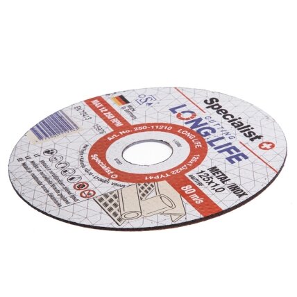 Specialist+ SPECIALIST+ metalo pj.diskas LONG LIFE, 125x1x22 mm 5 Specialist+ SPECIALIST+ metalo pj.diskas LONG LIFE, 125x1x22 mm 5