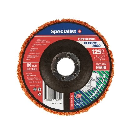 Specialist+ SPECIALIST+ nailoninis valymo diskas PREMIUM, 125mm Specialist+ SPECIALIST+ nailoninis valymo diskas PREMIUM, 125mm
