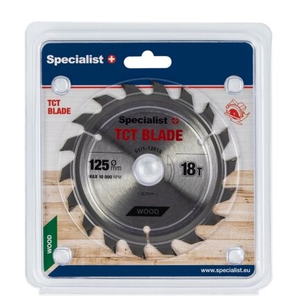Specialist+ SPECIALIST+ pjovimo diskas, 125x18Tx22 mm 5 Specialist+ SPECIALIST+ pjovimo diskas, 125x18Tx22 mm 5