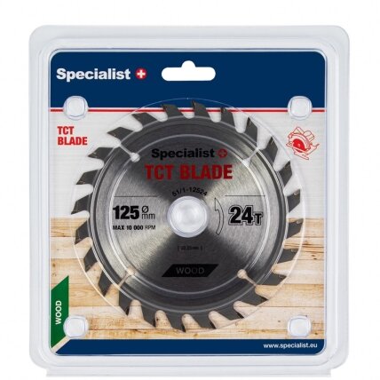 Specialist+ SPECIALIST+ pjovimo diskas, 125x24Tx22 mm