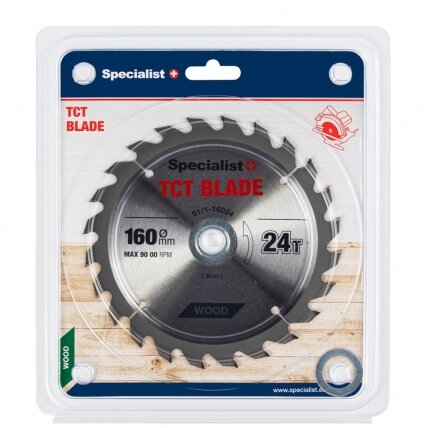 Specialist+ SPECIALIST+ pjovimo diskas, 160x24Tx30/20/16 mm