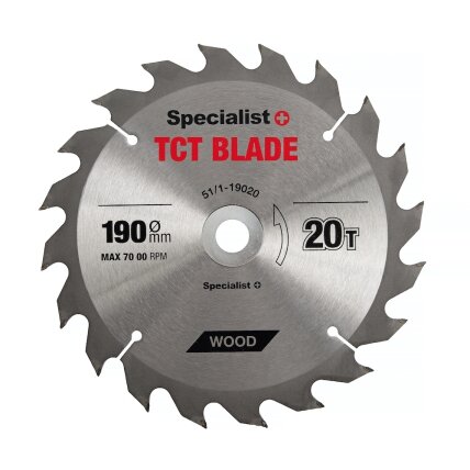 Specialist+ SPECIALIST+ pjovimo diskas, 190x20Tx30/20/16 mm 1 Specialist+ SPECIALIST+ pjovimo diskas, 190x20Tx30/20/16 mm 1