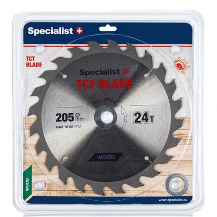 Specialist+ SPECIALIST+ pjovimo diskas, 205x24Tx30/20/16 mm Specialist+ SPECIALIST+ pjovimo diskas, 205x24Tx30/20/16 mm