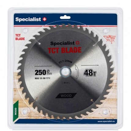 Specialist+ SPECIALIST+ pjovimo diskas, 250x48Tx30/20 mm