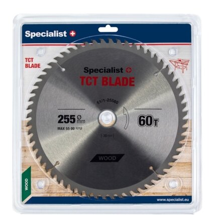 Specialist+ SPECIALIST+ pjovimo diskas, 255x60Tx30/25,4 mm Specialist+ SPECIALIST+ pjovimo diskas, 255x60Tx30/25,4 mm