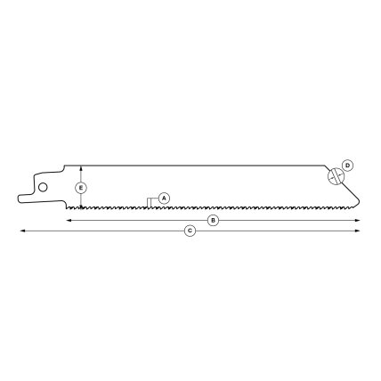 Specialist+ SPECIALIST+ pjūklas metalui, 150 mm, 14TPI 4 Specialist+ SPECIALIST+ pjūklas metalui, 150 mm, 14TPI 4
