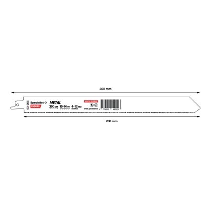 Specialist+ SPECIALIST+ pjūklas metalui, 300 mm, 10-14TPI 3 Specialist+ SPECIALIST+ pjūklas metalui, 300 mm, 10-14TPI 3