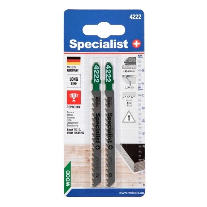 Specialist+ SPECIALIST+ pjūklelis 4222 (T101D), 2 vnt. 7