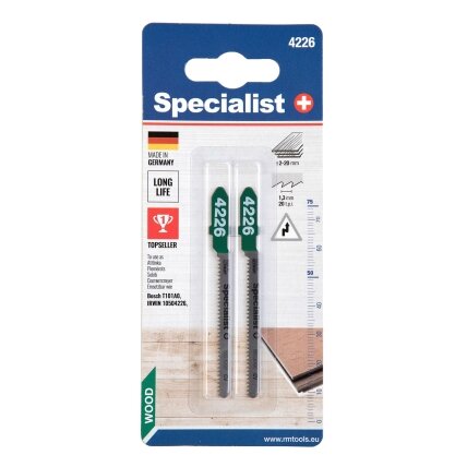 Specialist+ SPECIALIST+ pjūklelis 4226 (T101AO), 2 vnt. 2 Specialist+ SPECIALIST+ pjūklelis 4226 (T101AO), 2 vnt. 2