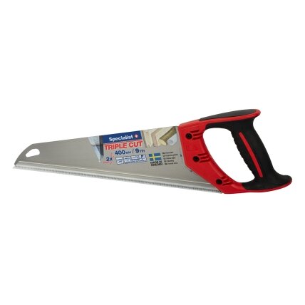 Specialist+ SPECIALIST+ rankinis pjūklas TRIPLE CUT 400mm, 9TPI Specialist+ SPECIALIST+ rankinis pjūklas TRIPLE CUT 400mm, 9TPI